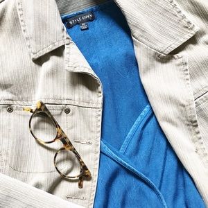 Soft Denim Wrap Dress